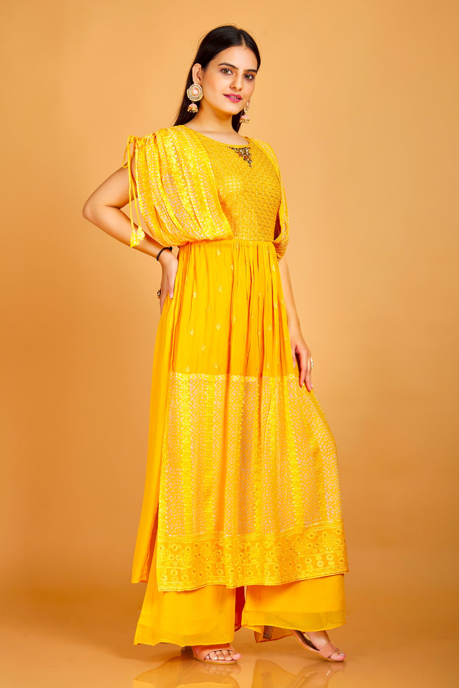 Rachita Kurti With Palazzo - Roop Darshan
