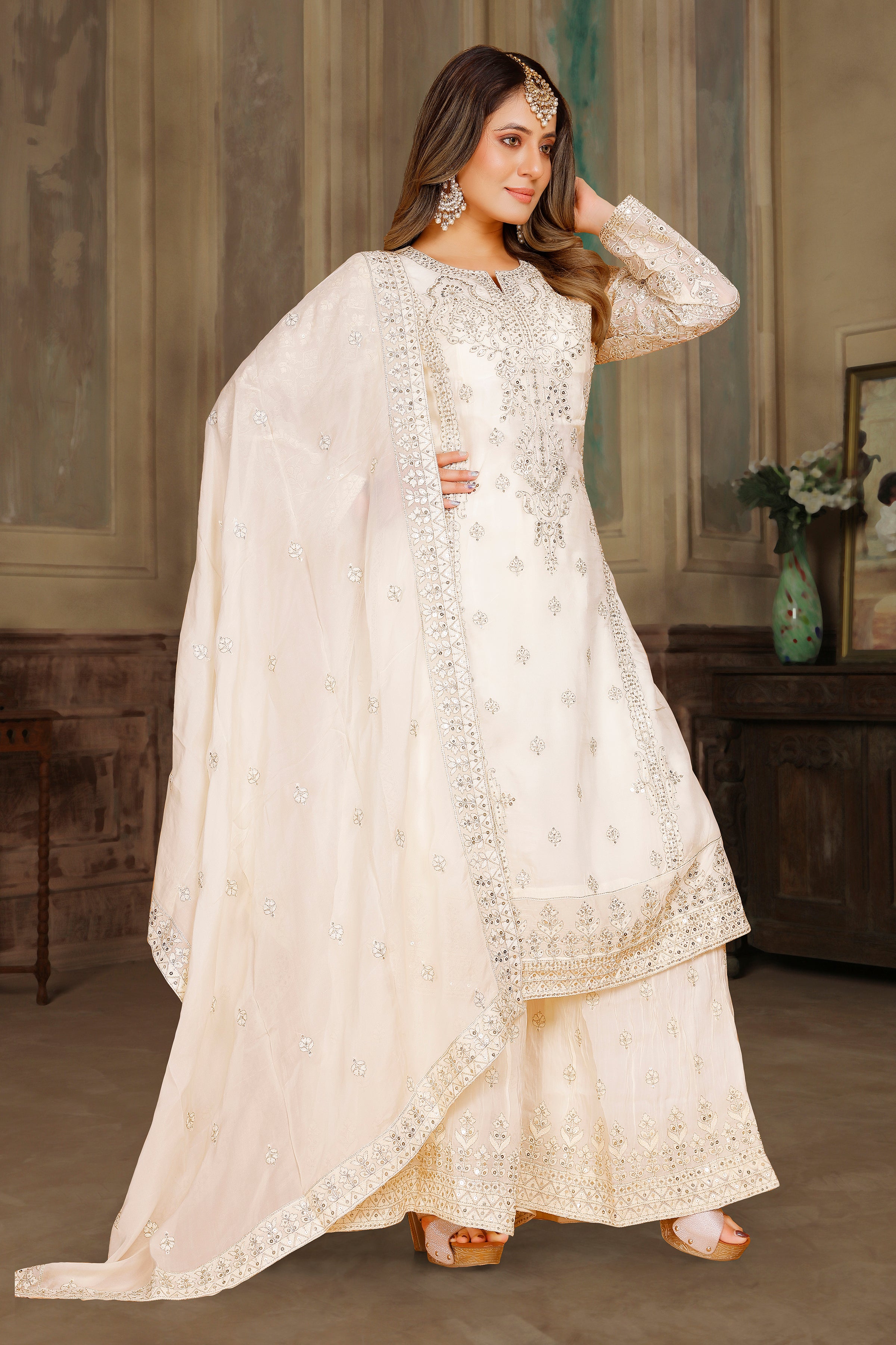 Amina Palazzo Suit