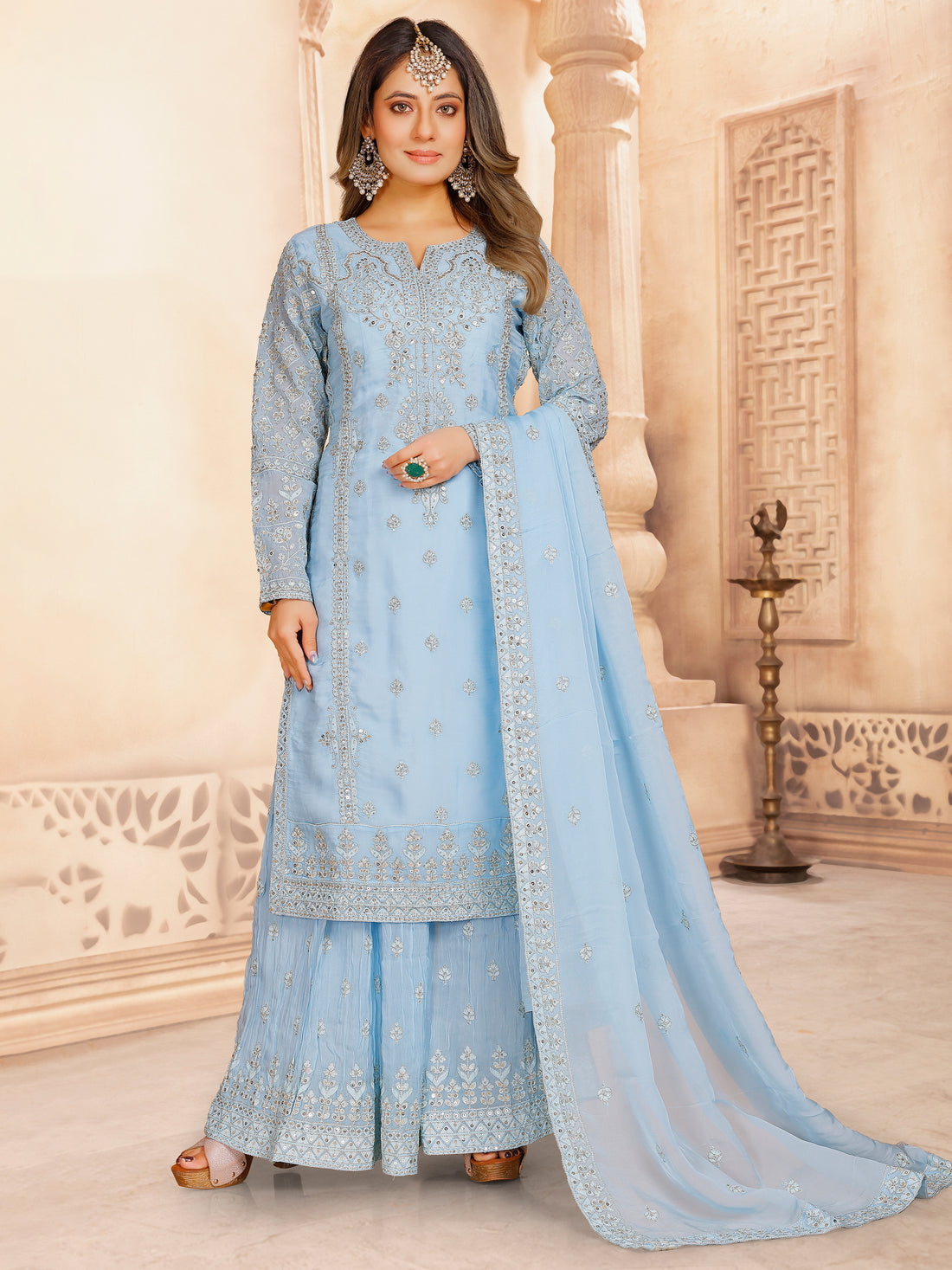 Amina Palazzo Suit