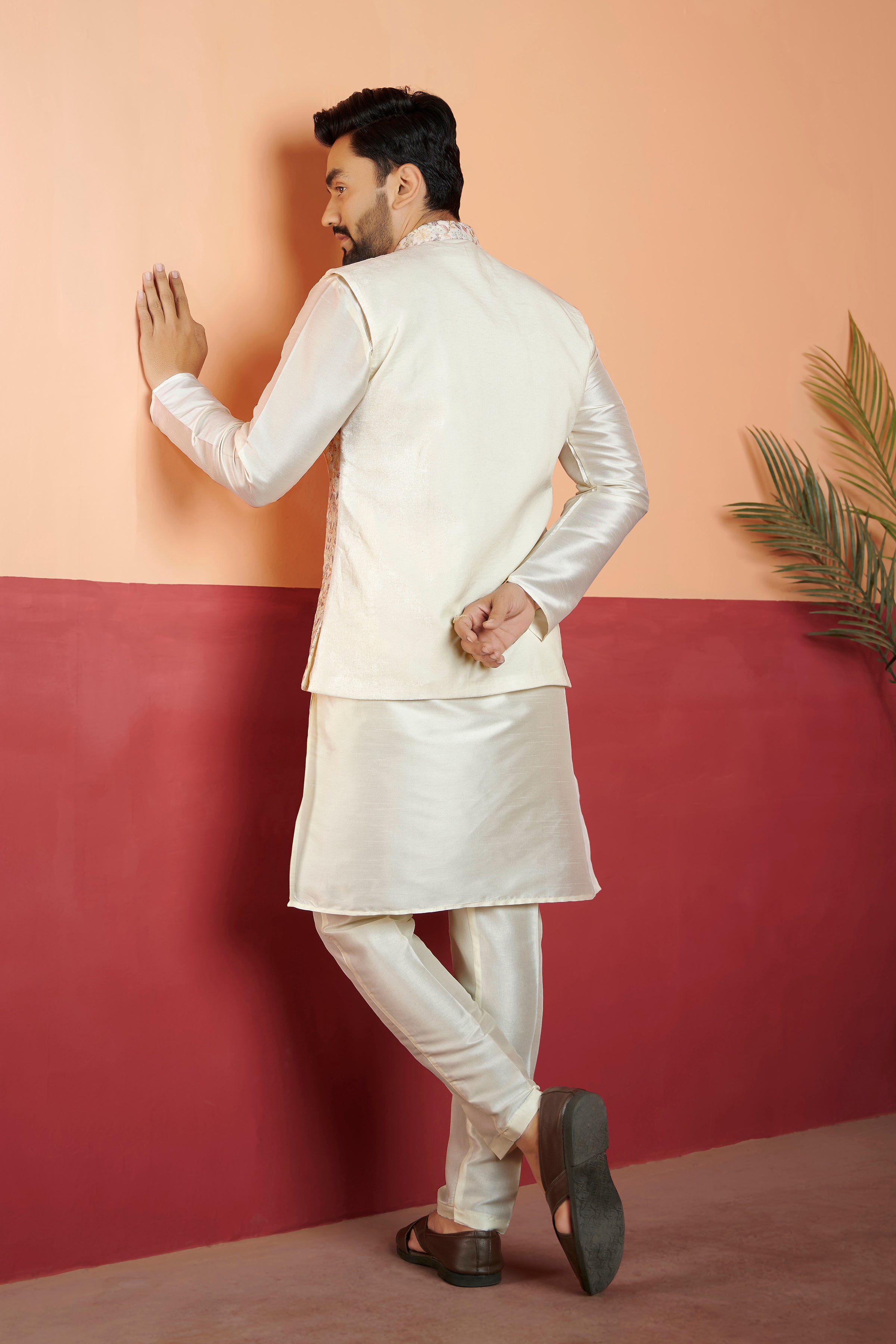 Mens Kurta Set With Jacket