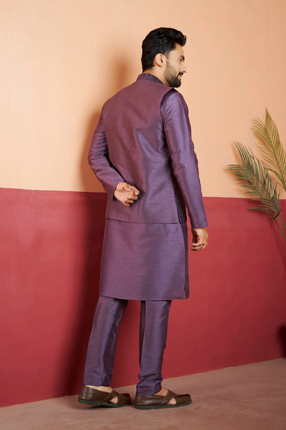 Mens Kurta Set With Jacket