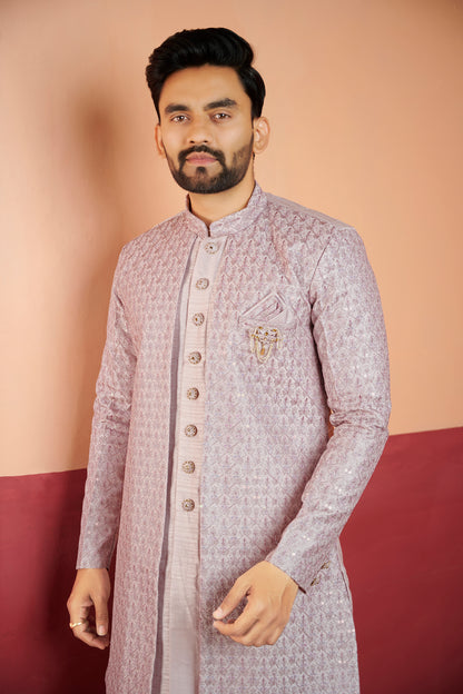 Mens Kurta Set With Jacket