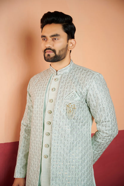 Mens Kurta Set With Jacket