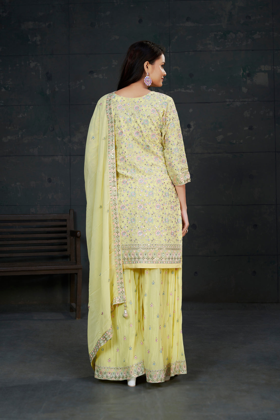 Wabisa Palazzo Suit - Roop Darshan