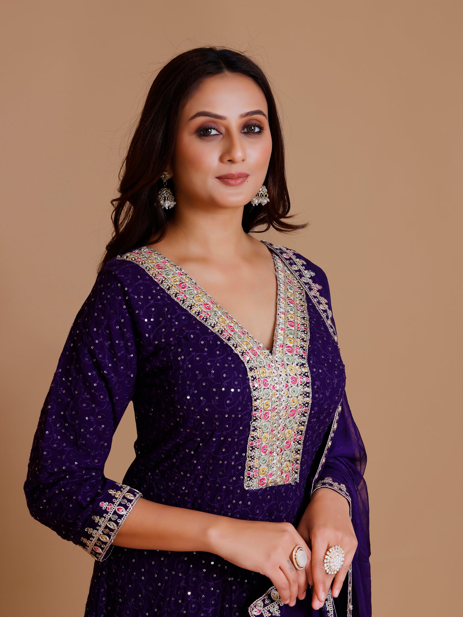 Jemika Flair Kamiz &amp; Pant - Roop Darshan