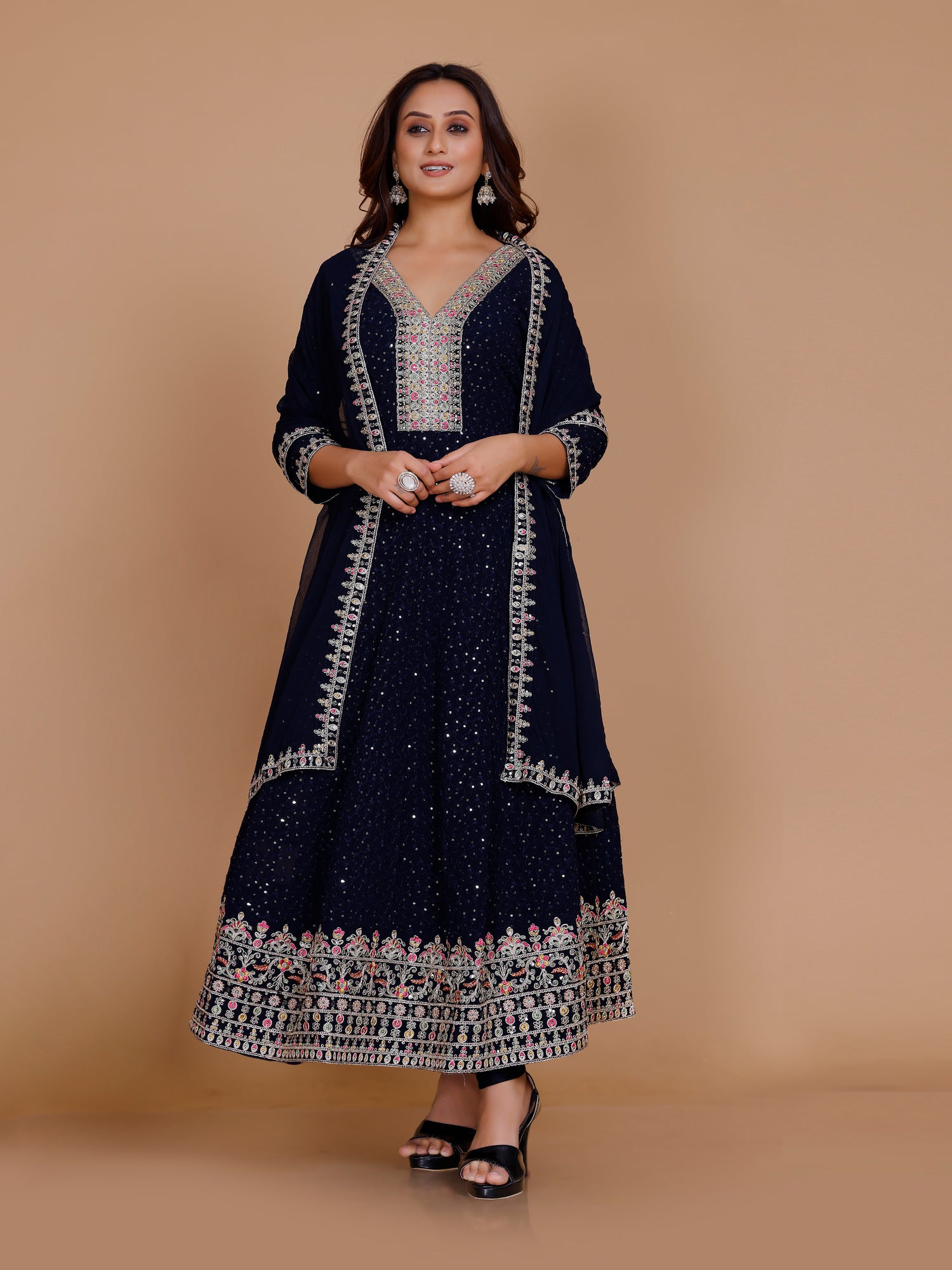 Jemika Flair Kamiz &amp; Pant - Roop Darshan