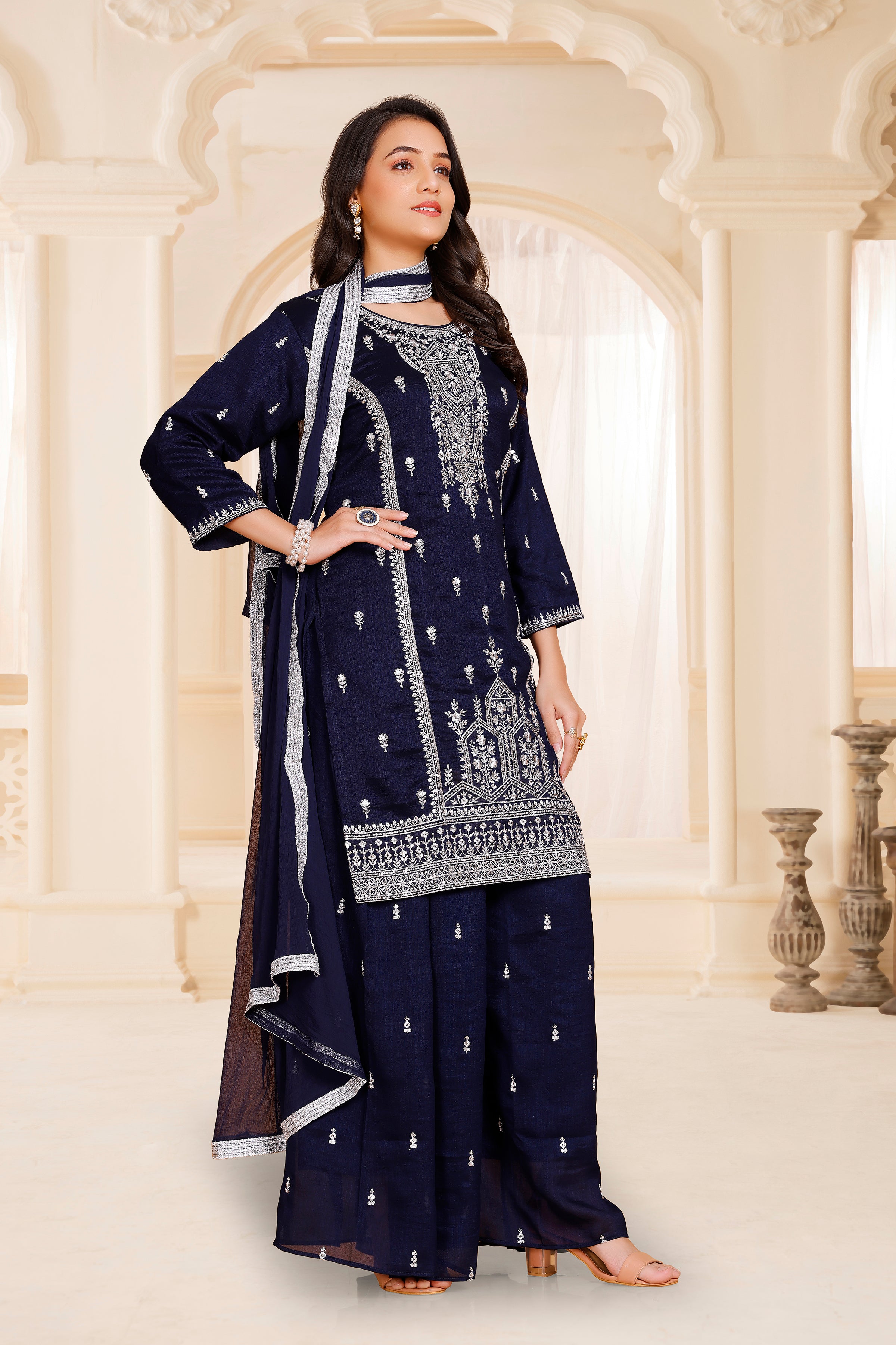 Mahira Palazzo Suit