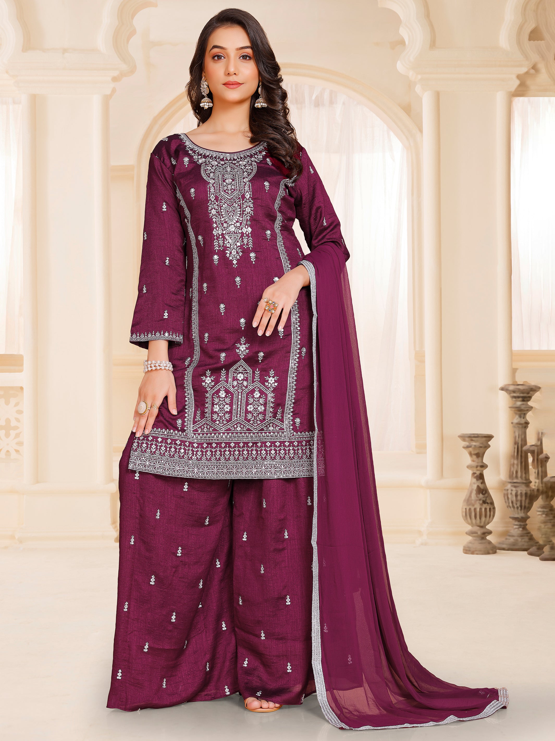 Mahira Palazzo Suit