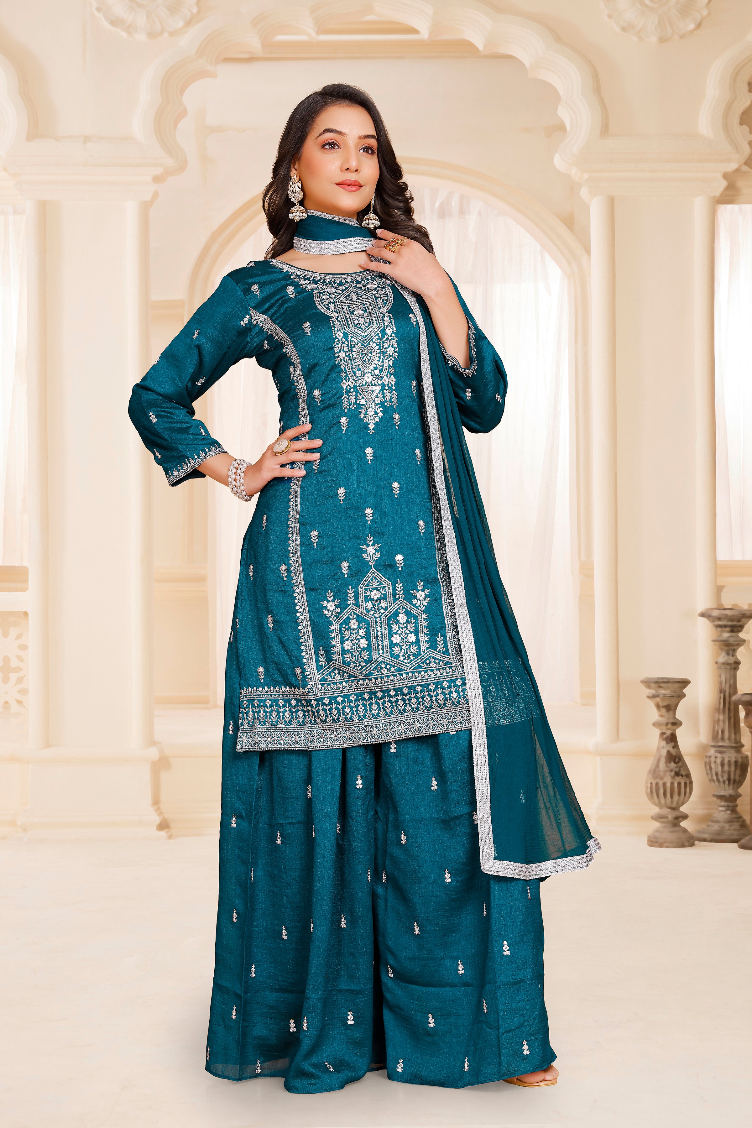 Mahira Palazzo Suit