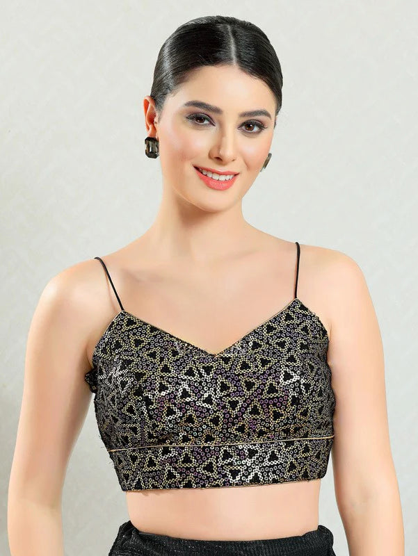 Sequence Work Fancy Blouse - Roop Darshan