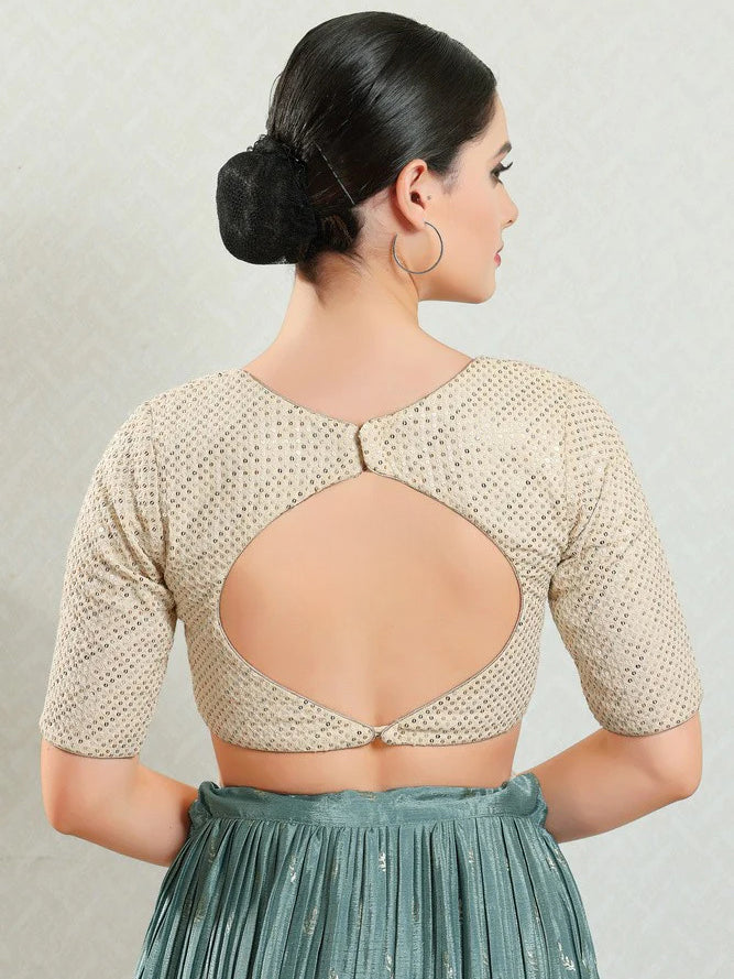 Sequence Work Fancy Blouse - Roop Darshan