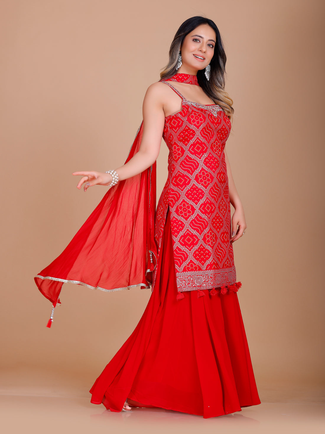 Ishita Palazzo Suit - Roop Darshan