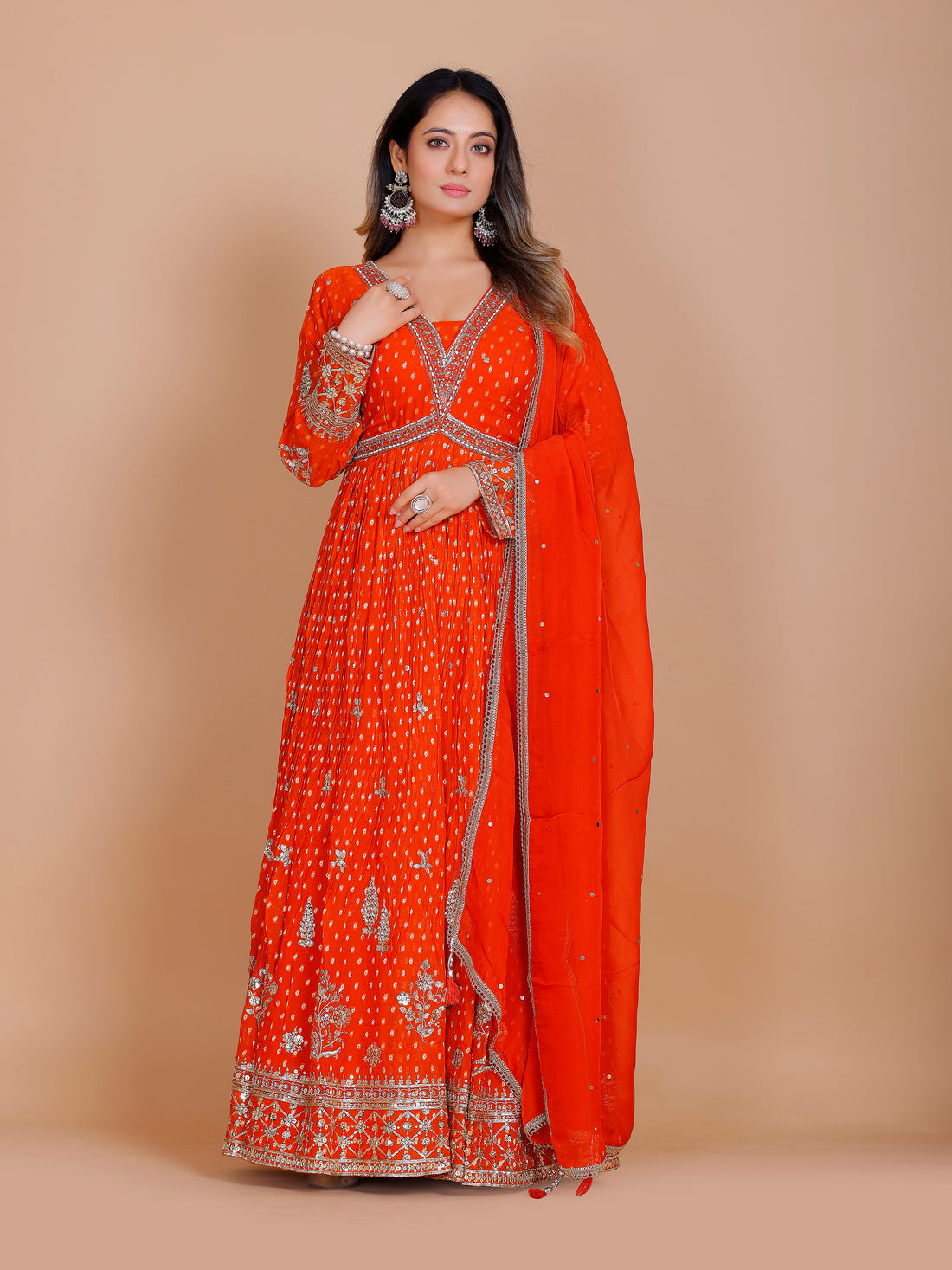 Mahika Gown With Dupatta - Roop Darshan