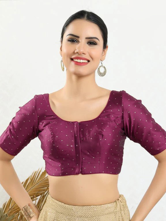 Silk Saree Blouse - Roop Darshan