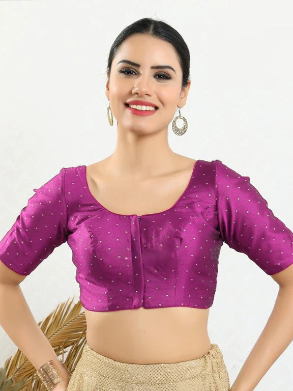 Silk Saree Blouse - Roop Darshan