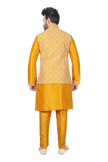 Mens Kurta Set With Jacket
