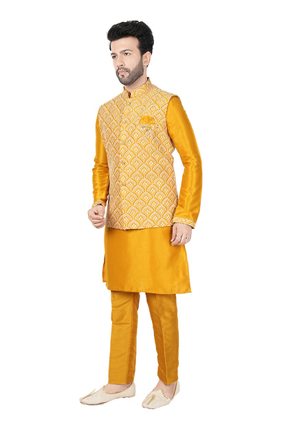 Mens Kurta Set With Jacket