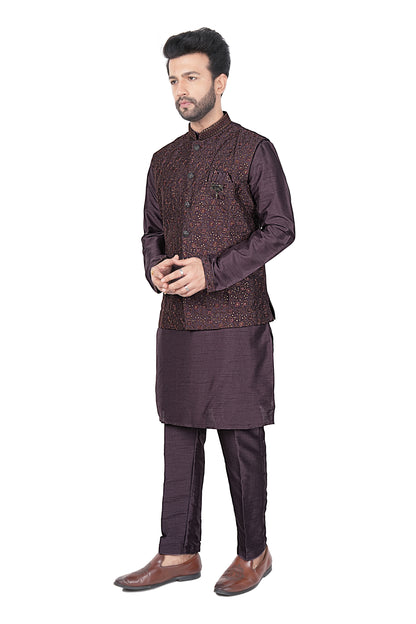 Mens Kurta Set With Jacket