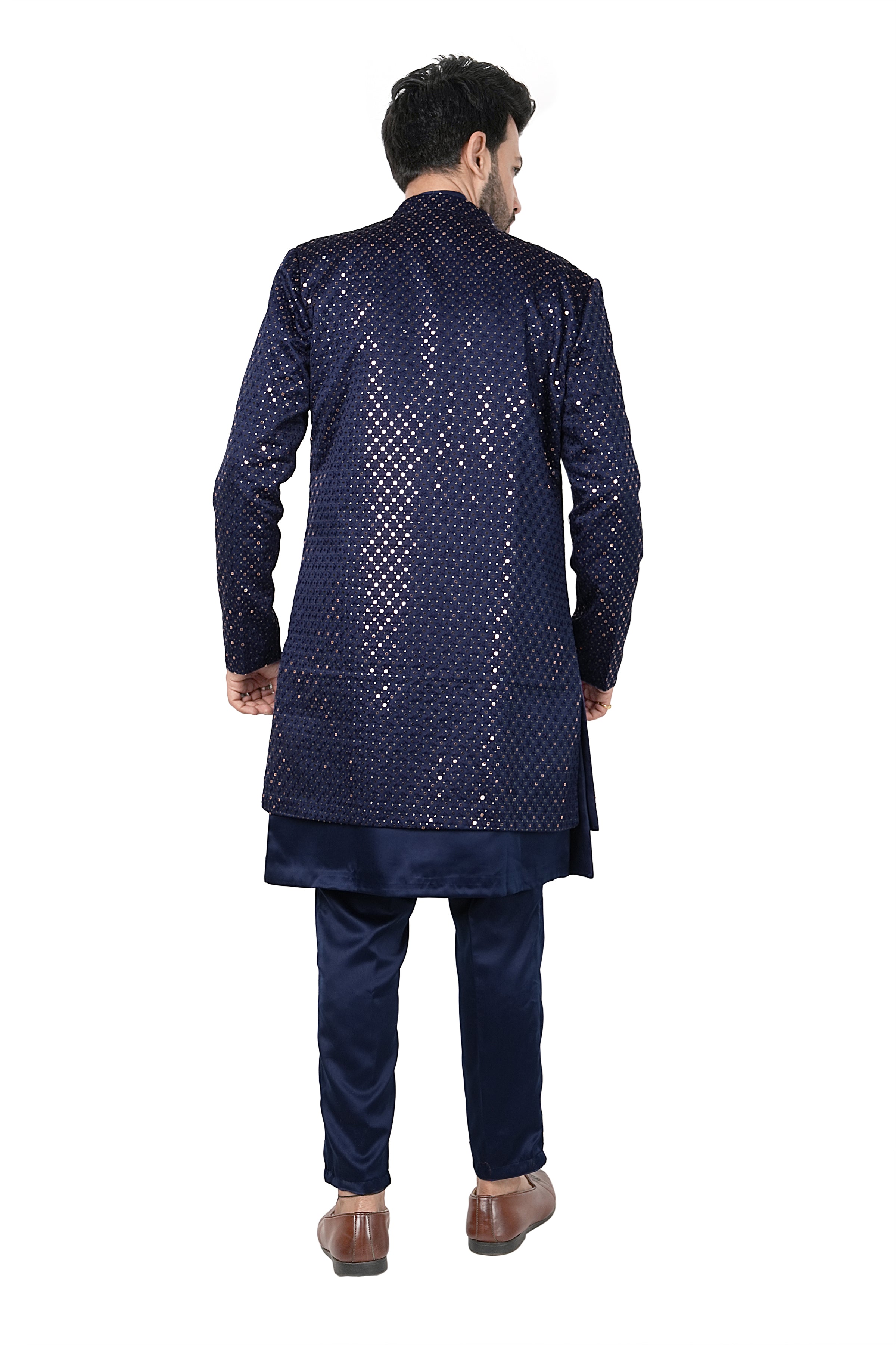 Mens Kurta Set With Jacket