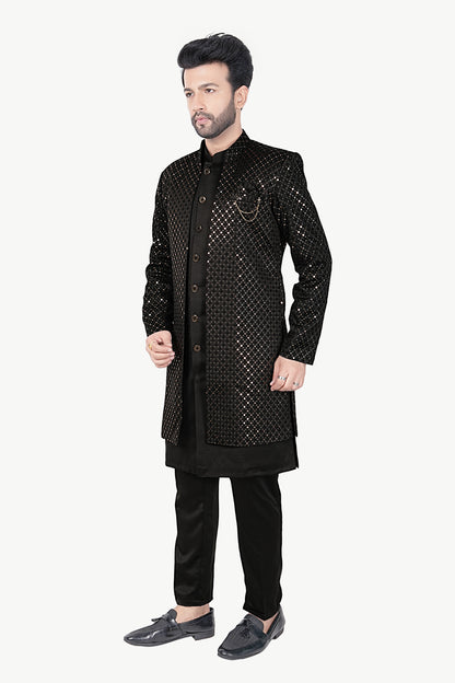 Mens Kurta Set With Jacket