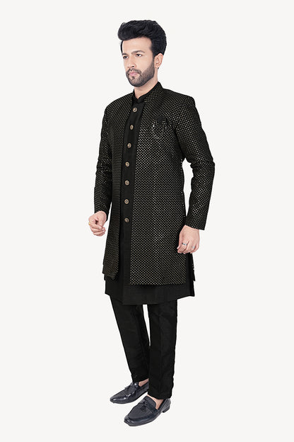 Mens Kurta Set With Jacket