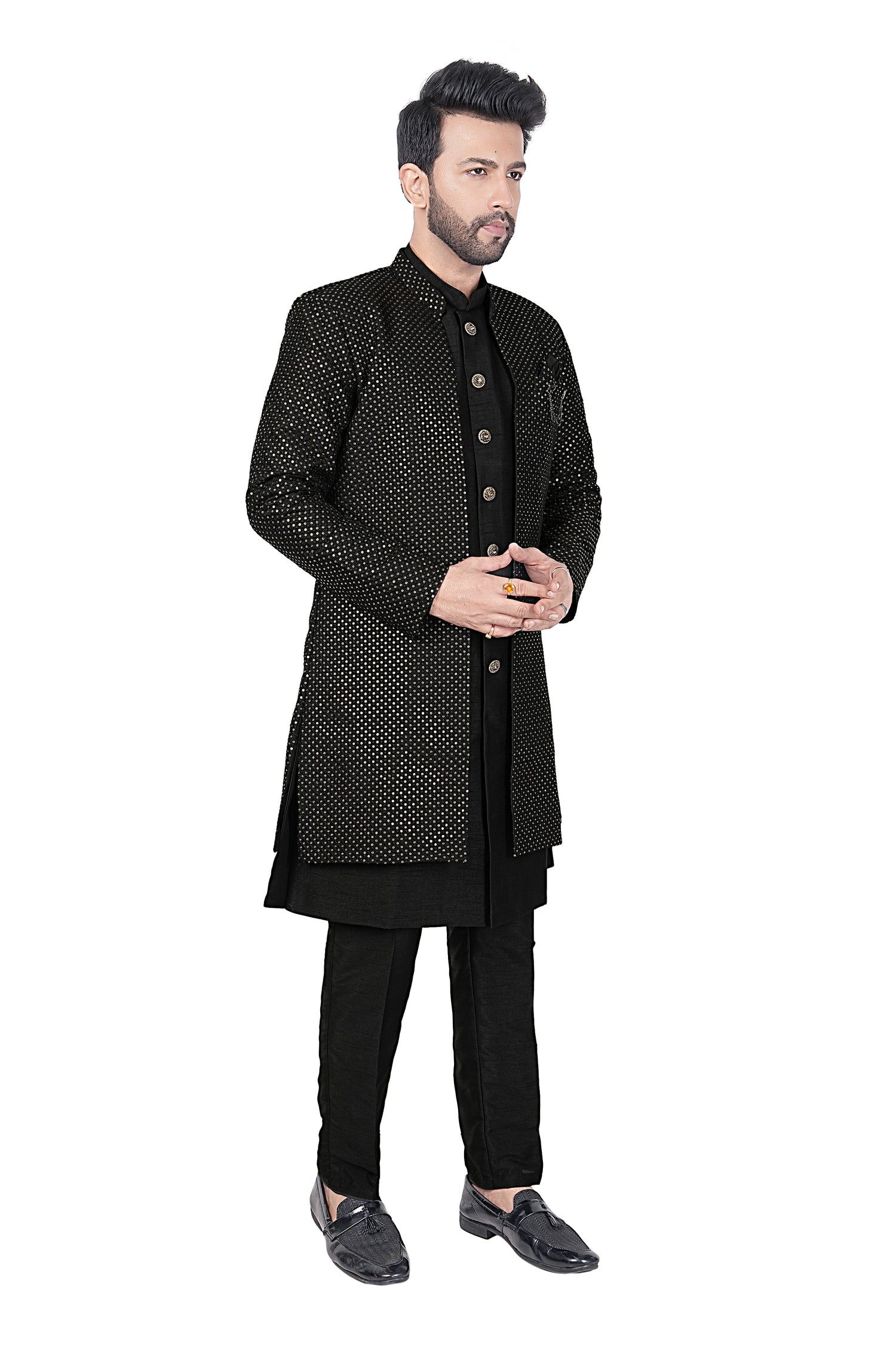 Mens Kurta Set With Jacket