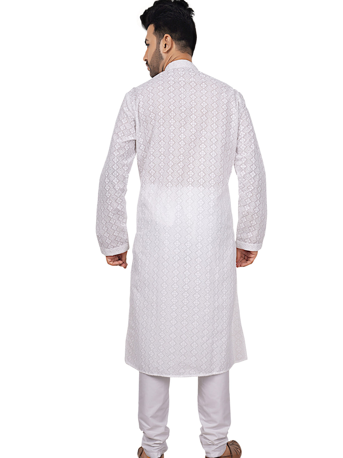 Mens Embroidered Kurta Payjama - Roop Darshan