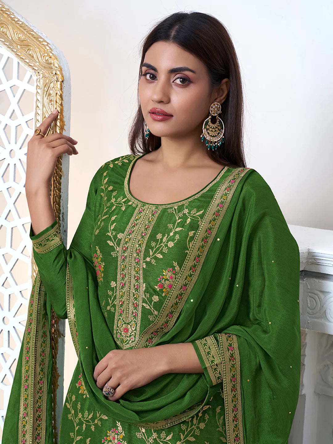 Pakhi Kamiz &amp; Pant - Roop Darshan