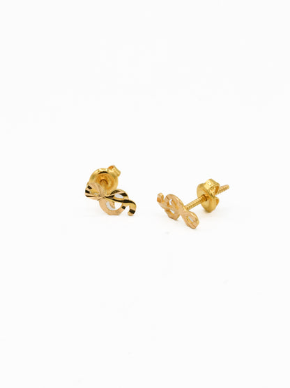 22ct Gold Stud Earrings - Roop Darshan