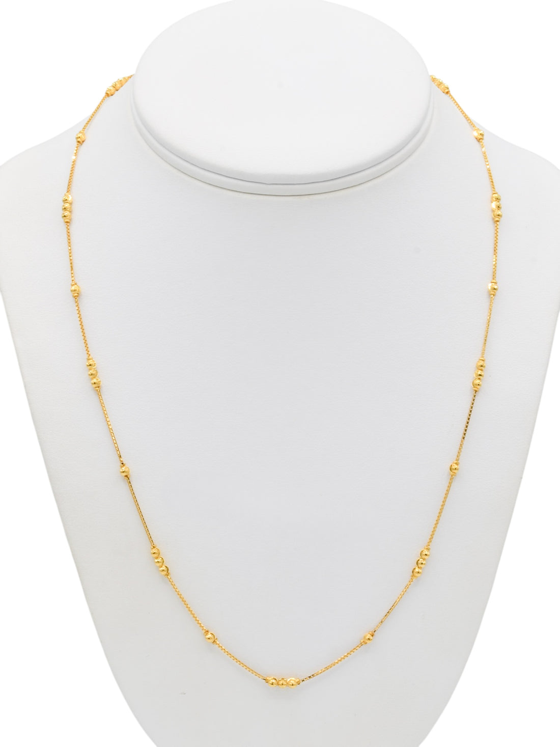 22ct Gold Ball Fancy Chain - Roop Darshan