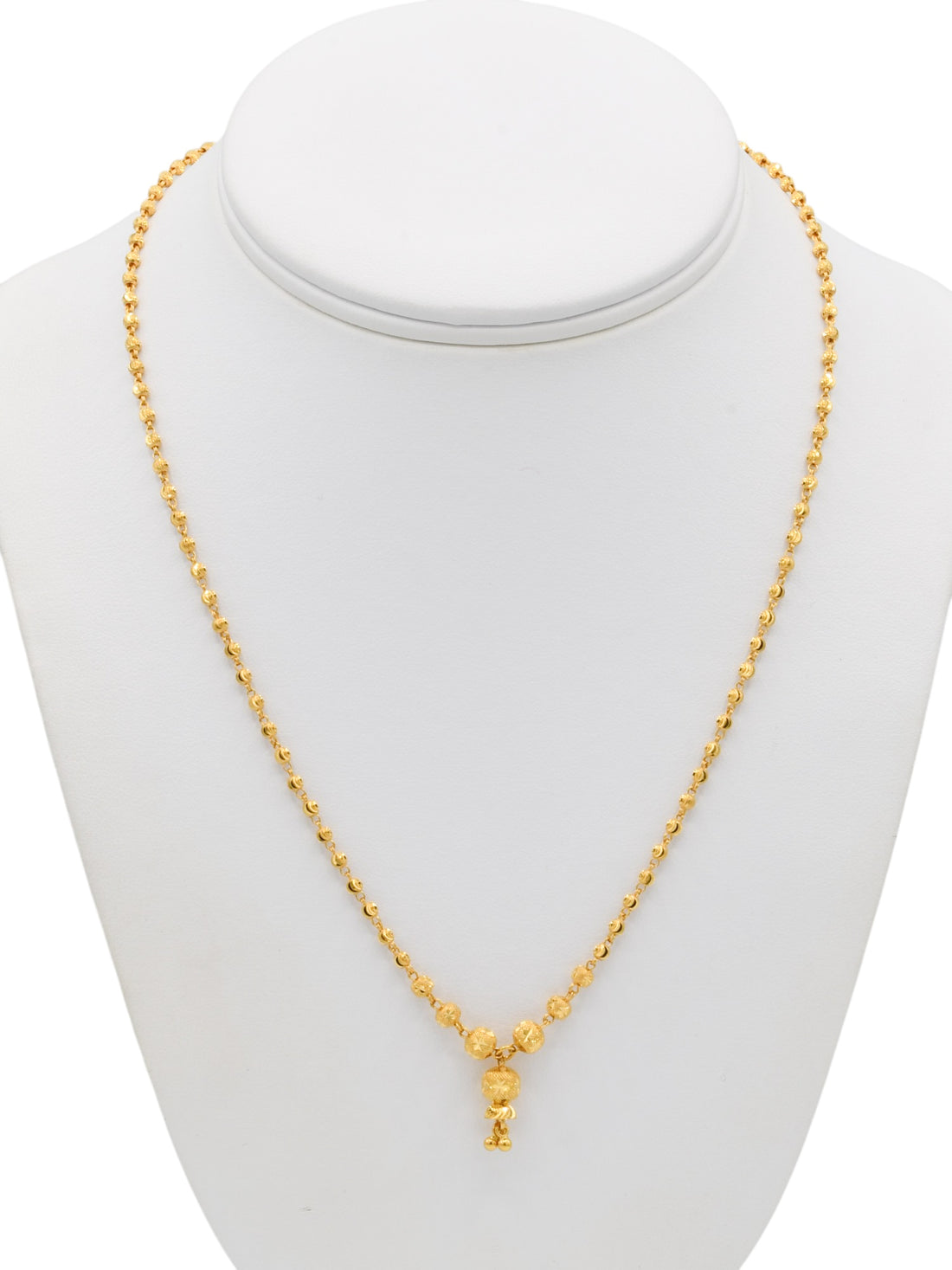 22ct Gold Ball Fancy Chain - Roop Darshan