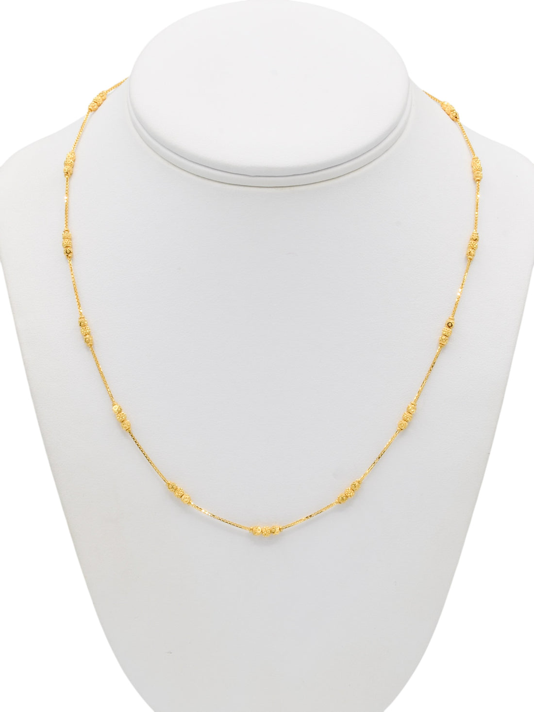 22ct Gold Ball Fancy Chain - Roop Darshan