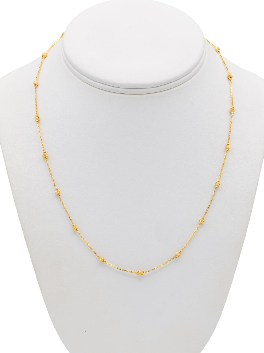 22ct Gold Ball Fancy Chain - Roop Darshan
