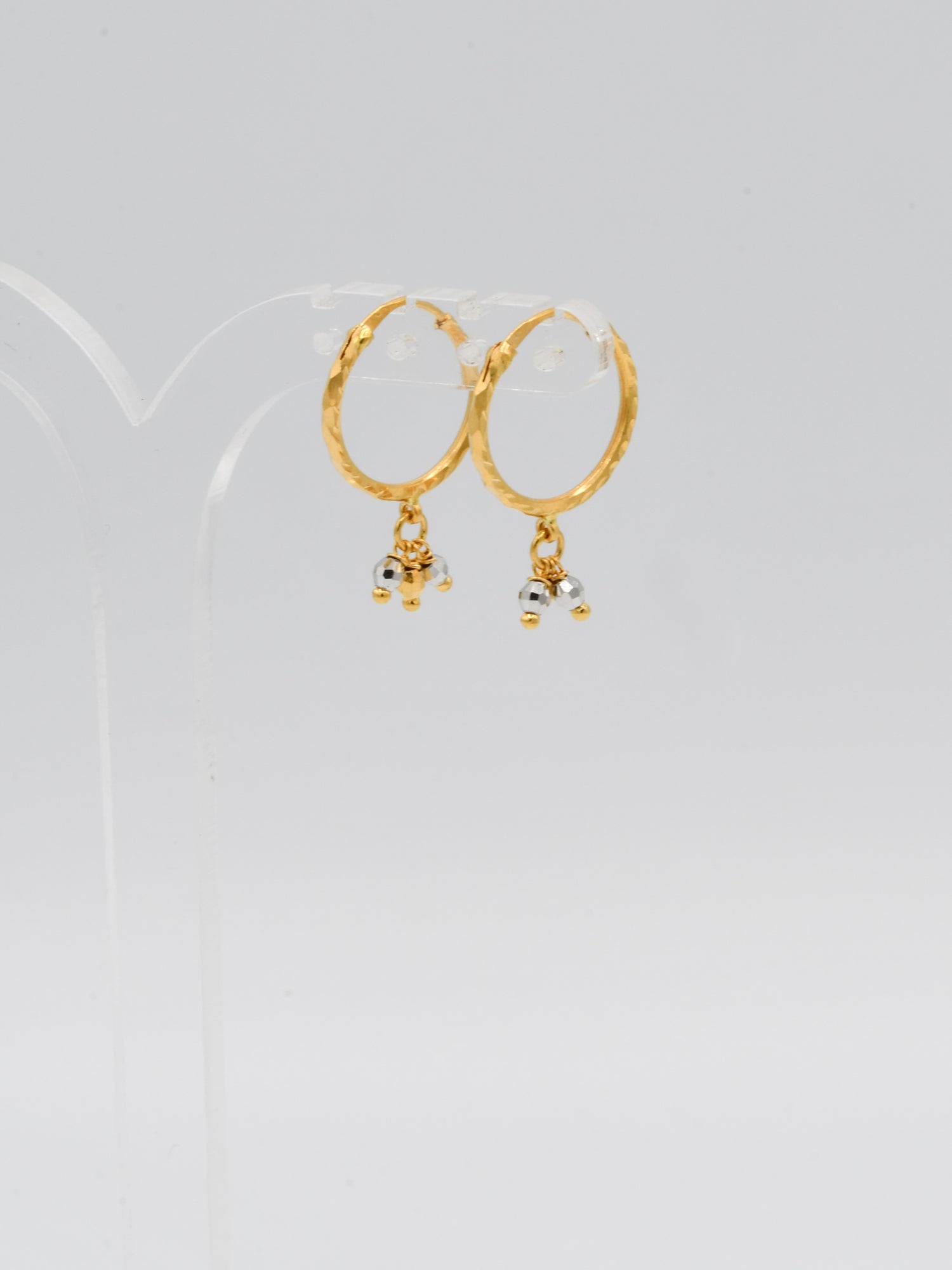 22ct Gold Two Tone Ball Bali - Roop Darshan