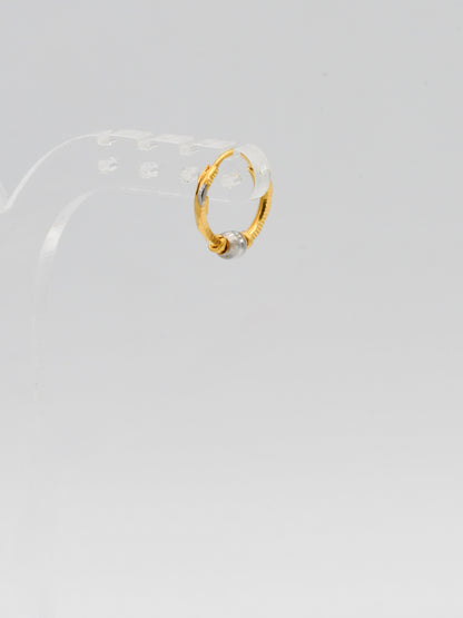 22ct Gold Two Tone Ball Bali - Roop Darshan