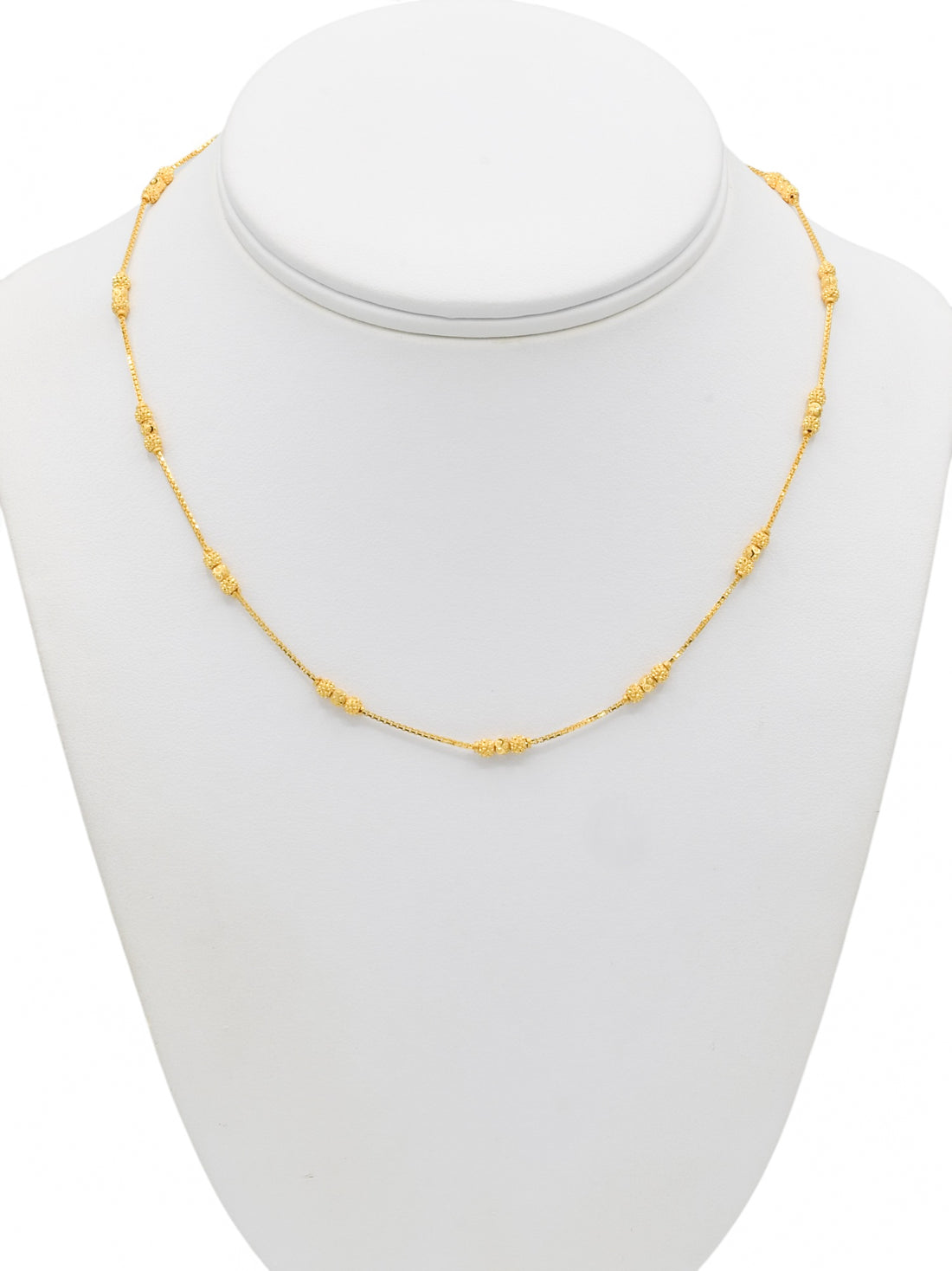 22ct Gold Ball Fancy Chain - Roop Darshan
