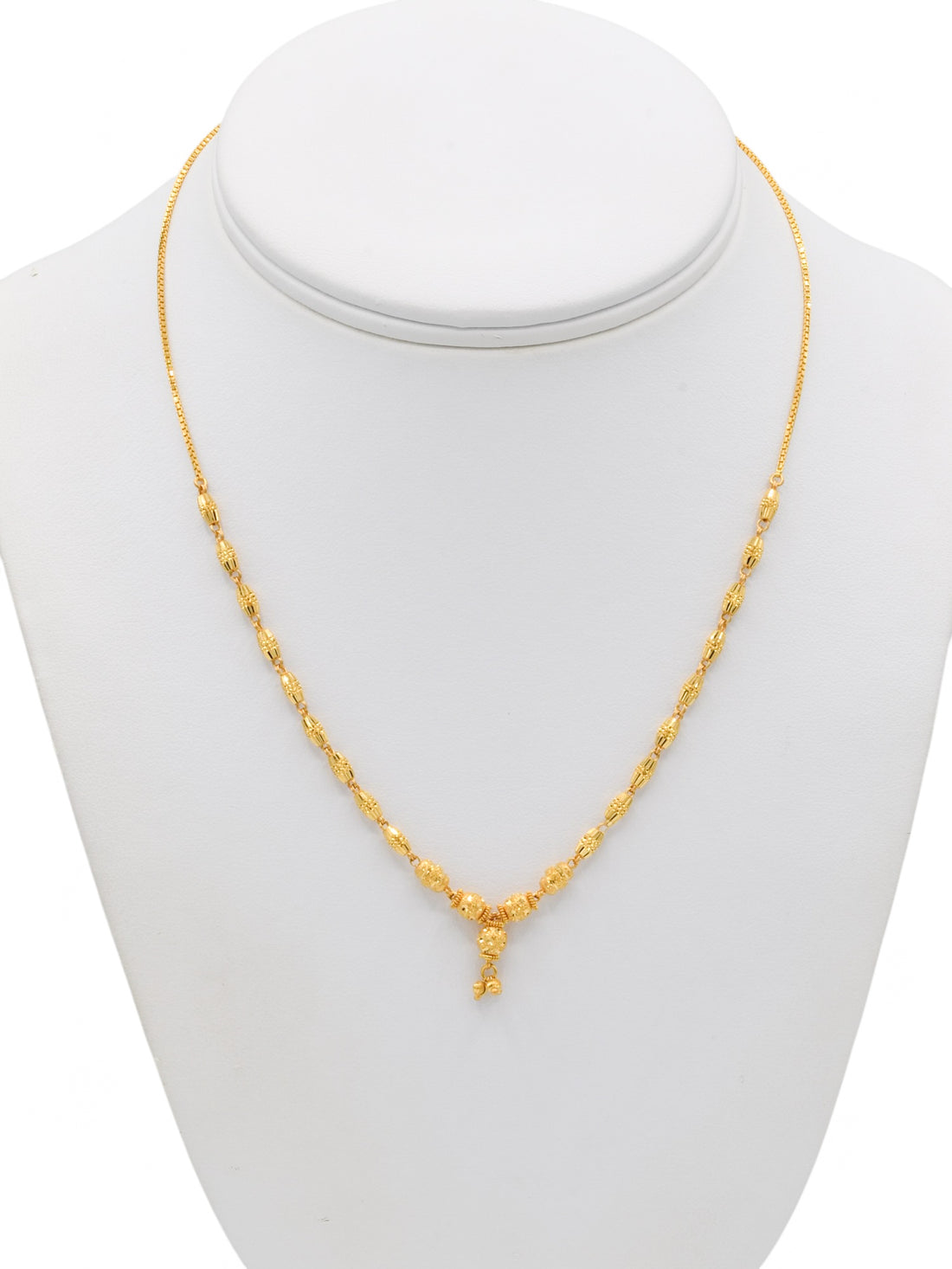 22ct Gold Ball Fancy Chain - Roop Darshan