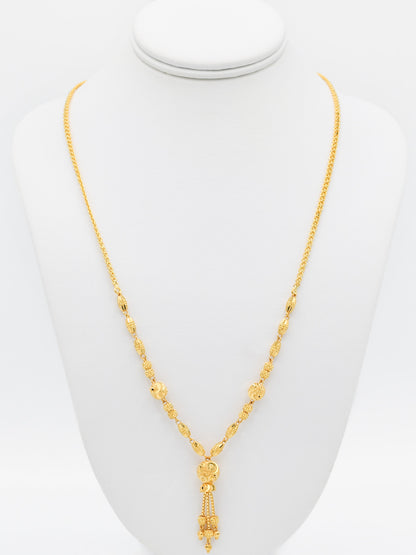 22ct Gold Ball Fancy Chain - Roop Darshan
