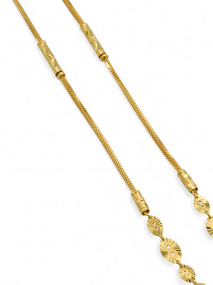 22ct Gold Ball Fancy Chain - Roop Darshan