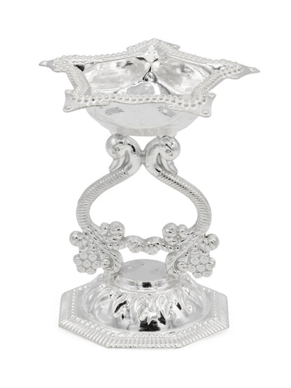 Silver Diya - Roop Darshan