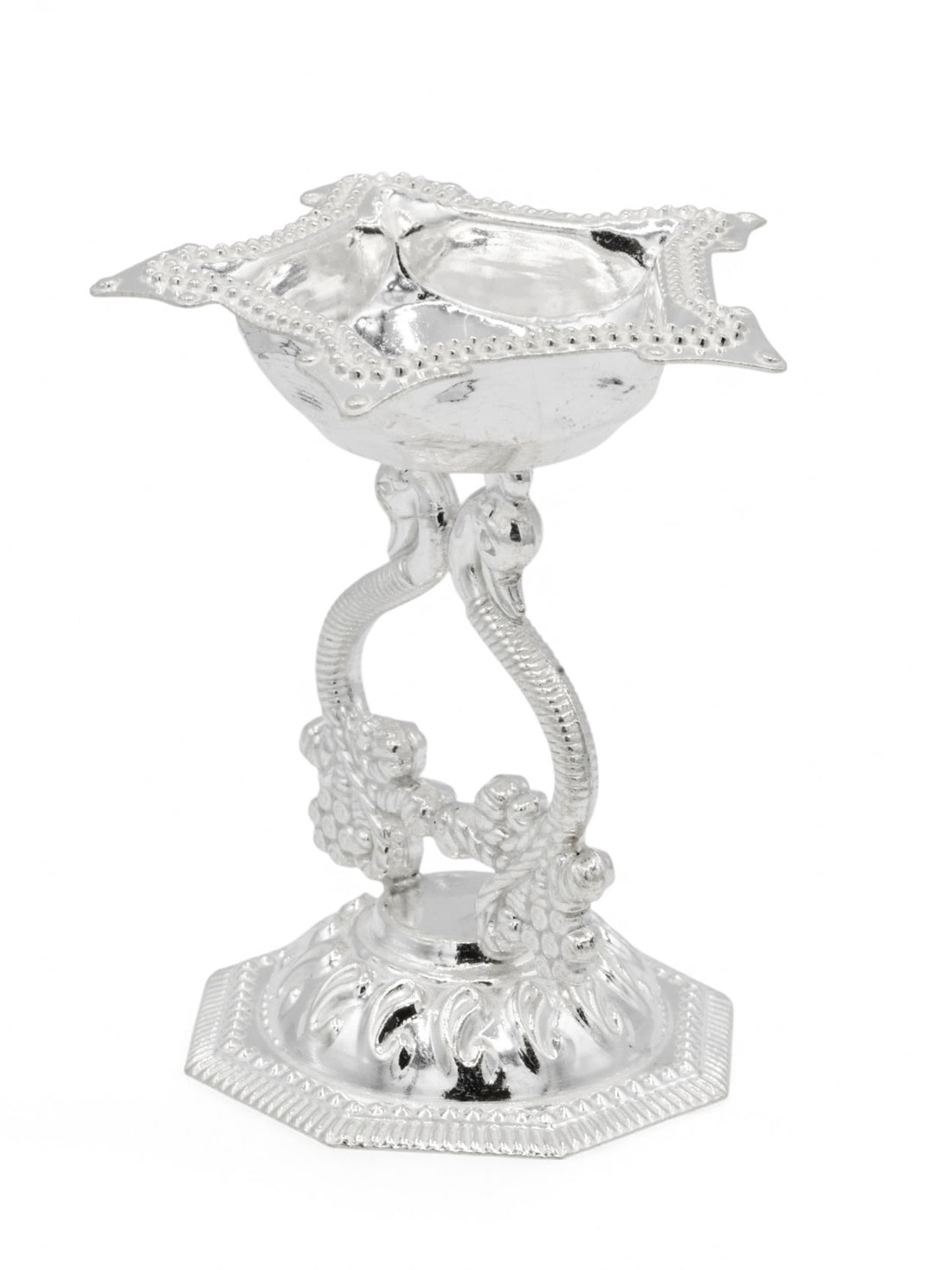 Silver Diya - Roop Darshan