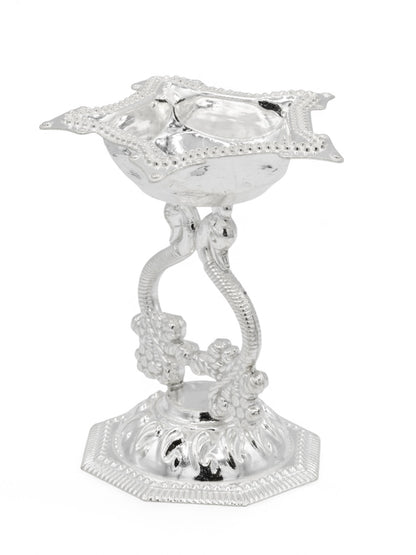 Silver Diya - Roop Darshan