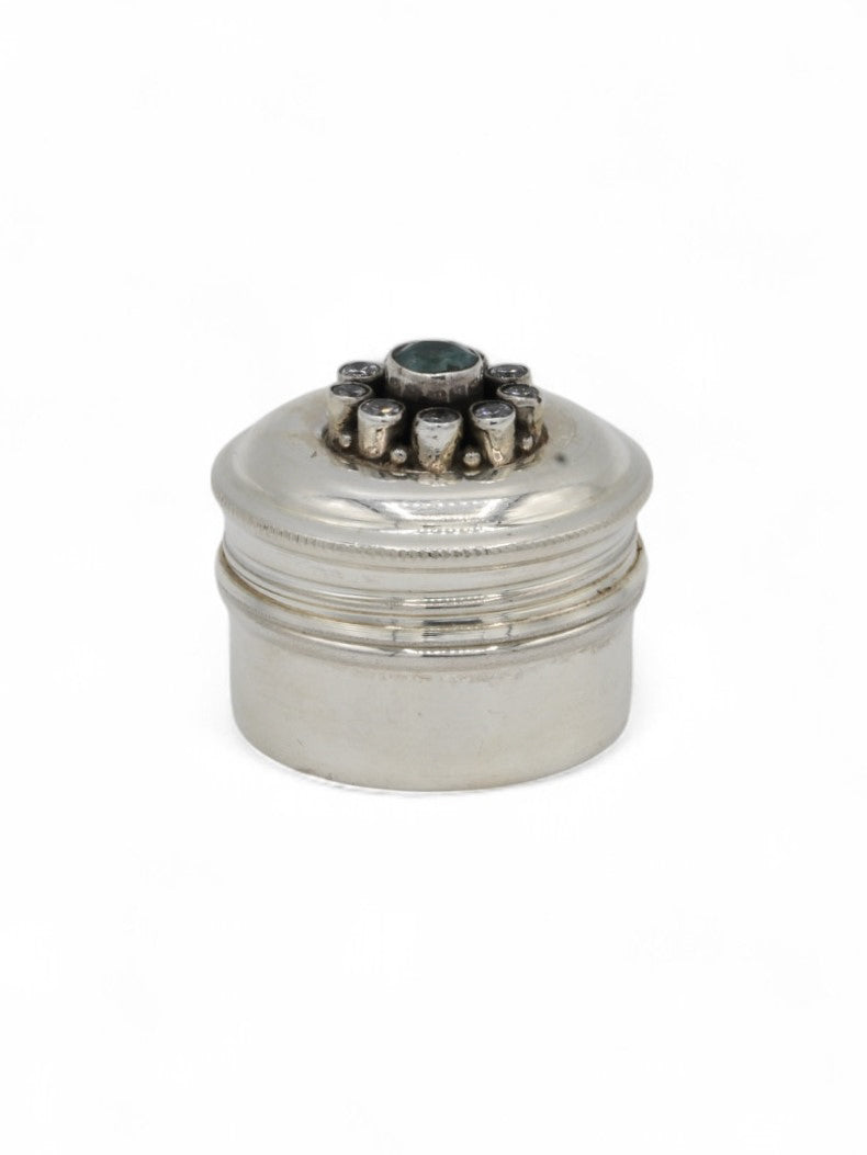 Silver Sindoor Box - Roop Darshan