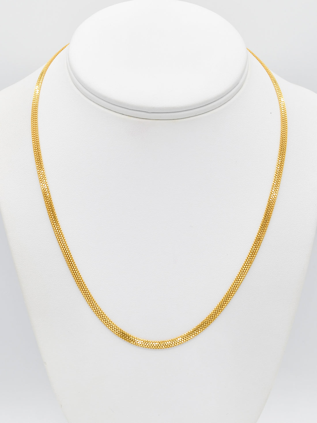 22ct Gold Flat Chain - Roop Darshan