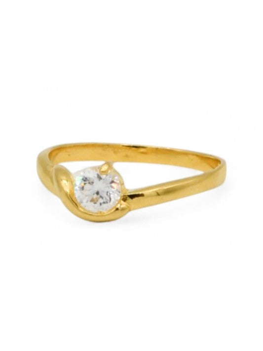 22ct Gold CZ Ladies Ring - Roop Darshan