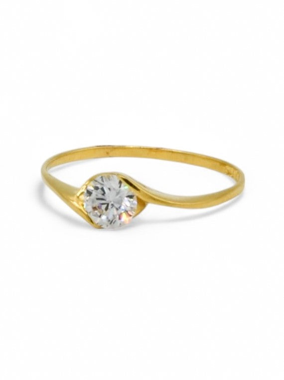 22ct Gold CZ Ladies Ring - Roop Darshan
