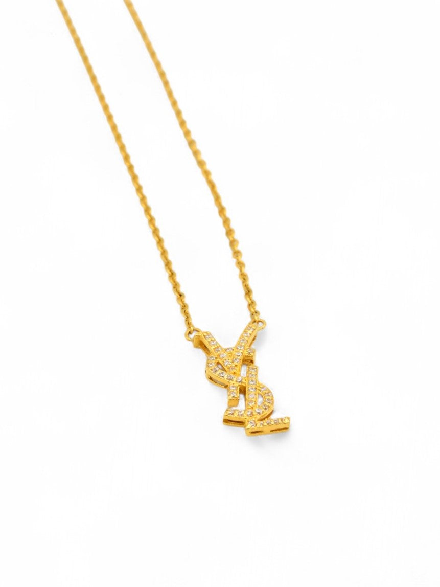 22ct Gold CZ Fancy Chain - Roop Darshan