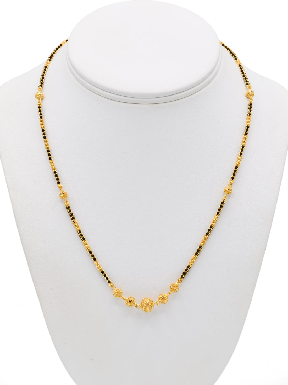 22ct Gold Ball Mangal Sutra - Roop Darshan