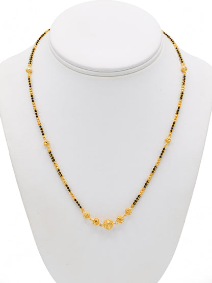 22ct Gold Ball Mangal Sutra - Roop Darshan