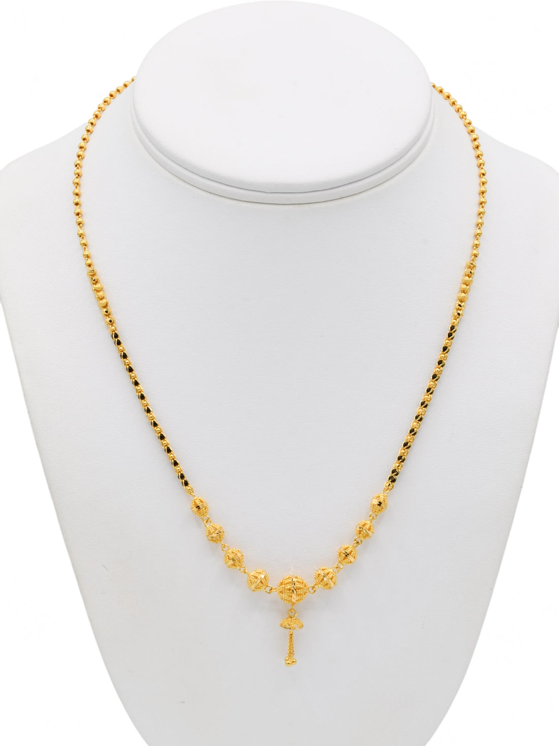 22ct Gold Ball Mangal Sutra - Roop Darshan